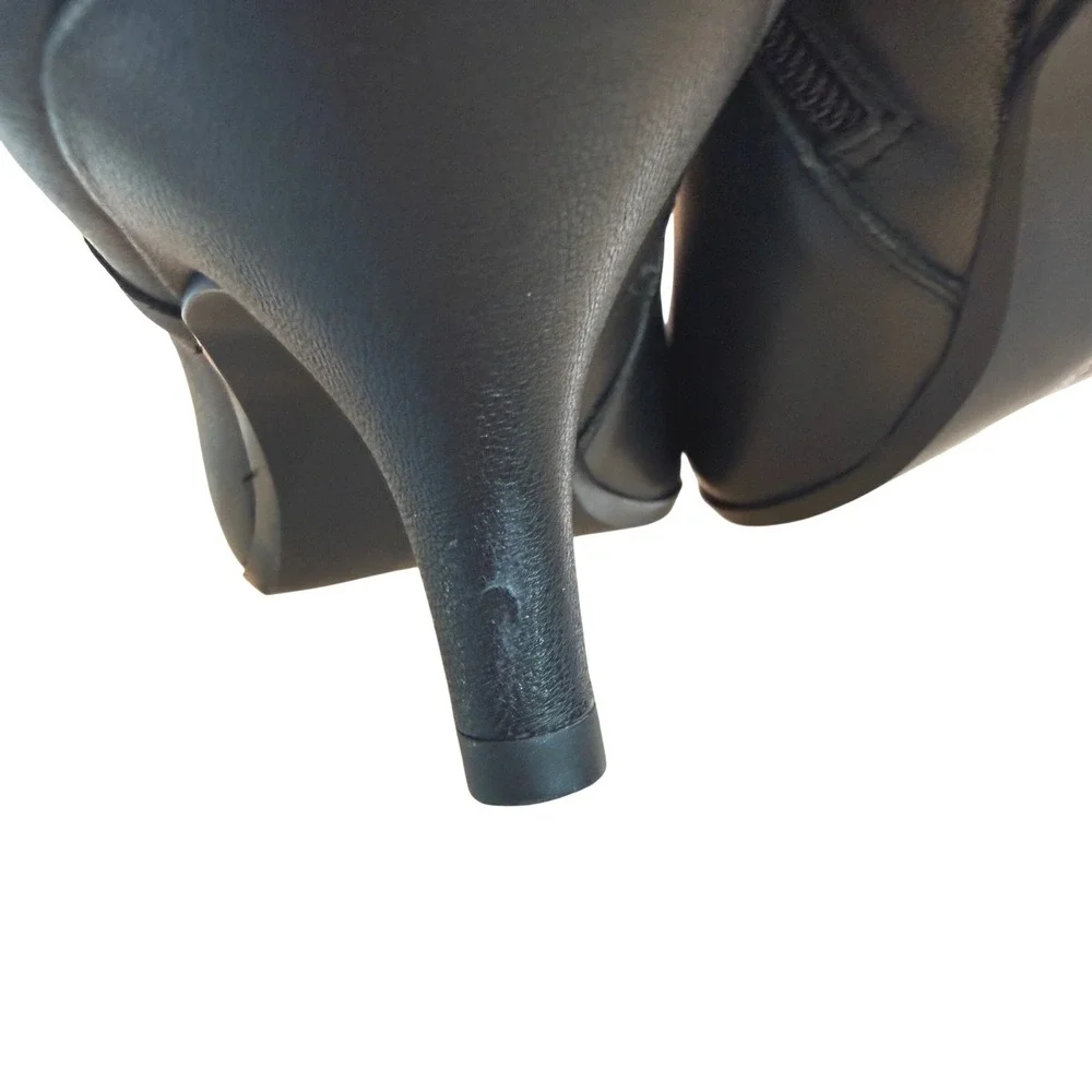 J.Crew new Stevie ankle boots in leather black size‎ 5.5